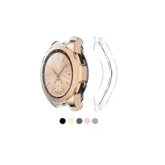 GENERICO - Pack Carcasa+vidrio Samsung Galaxy Watchgear S3 46mm-TRANSP