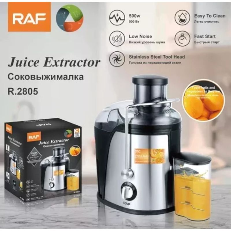 GENERICO - Extractor De Jugos Exprimidor De Naranja Electrico Negro