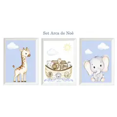 DECORACION CREATIVA - Set Cuadro Infantil niño - Arca Noé