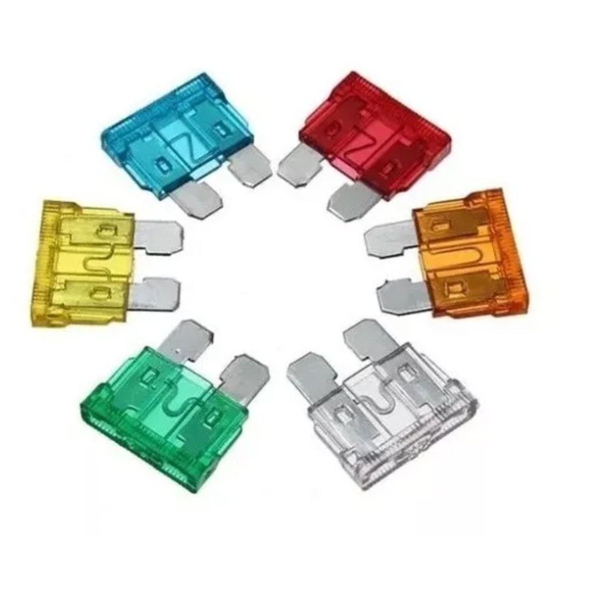 GENERICO - Set 10 Mini Y Grande Fusibles Surtidos Para Auto