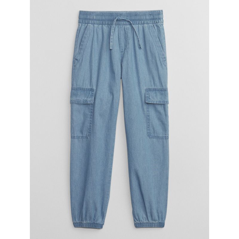 GAP - Jogger Niña Cargo Celeste GAP