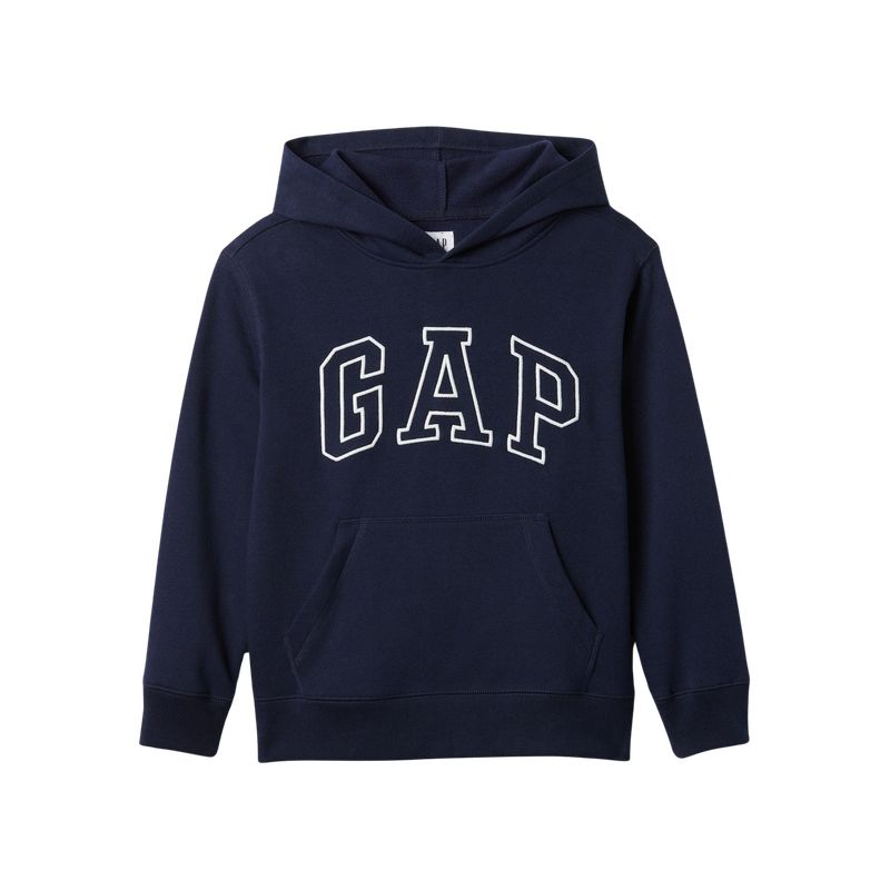 GAP - Polerón Logo Hoddie Sin Cierre Azul