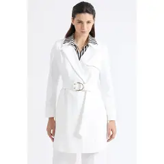LIOLA - Trench Con Cinturon, Crudo