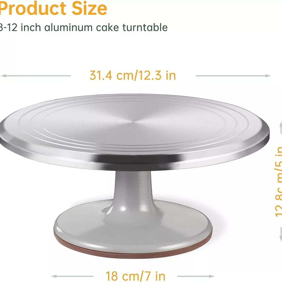 GENERICO - Base Giratoria Luobao, Para Decoración De Tartas, 31,4 Cm