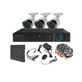 VIPA - Kit Seguridad Exterior HD 3 Cámaras HD - E32L