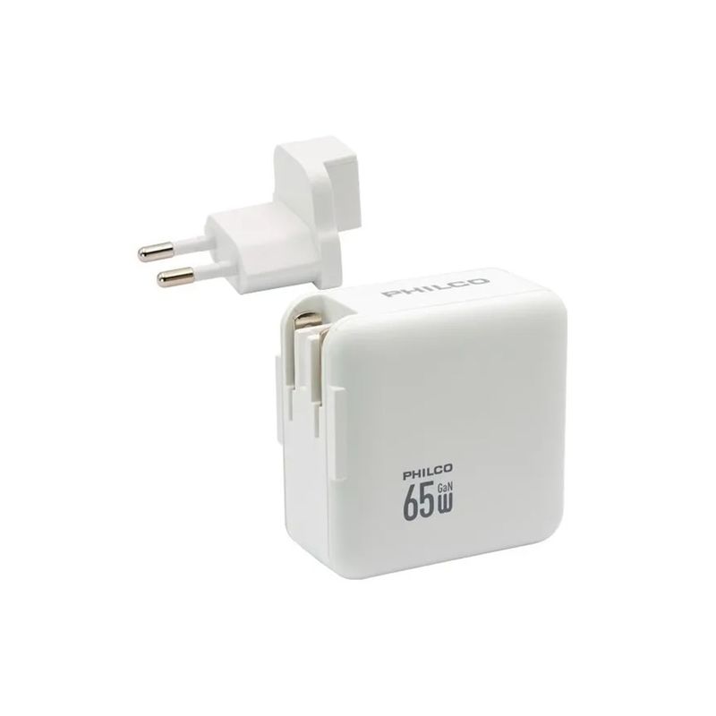 PHILCO - Cargador Super Rapido Philco Usb 3.0 65w PHILCO