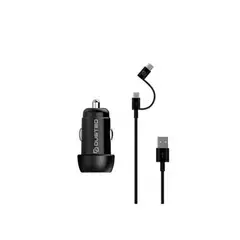 DUSTED - Cargador de Auto Carga Rapida de 20W con cable 2 en 1Dusted