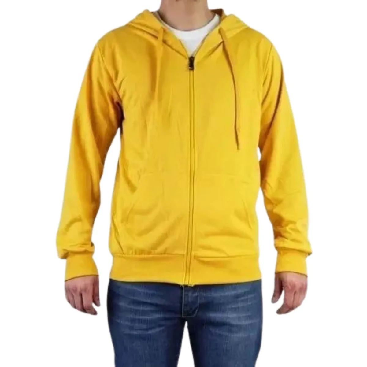 LIKE SHOP - Poleron Algodón Hombre Primavera Verano Cierre Colores Mu54