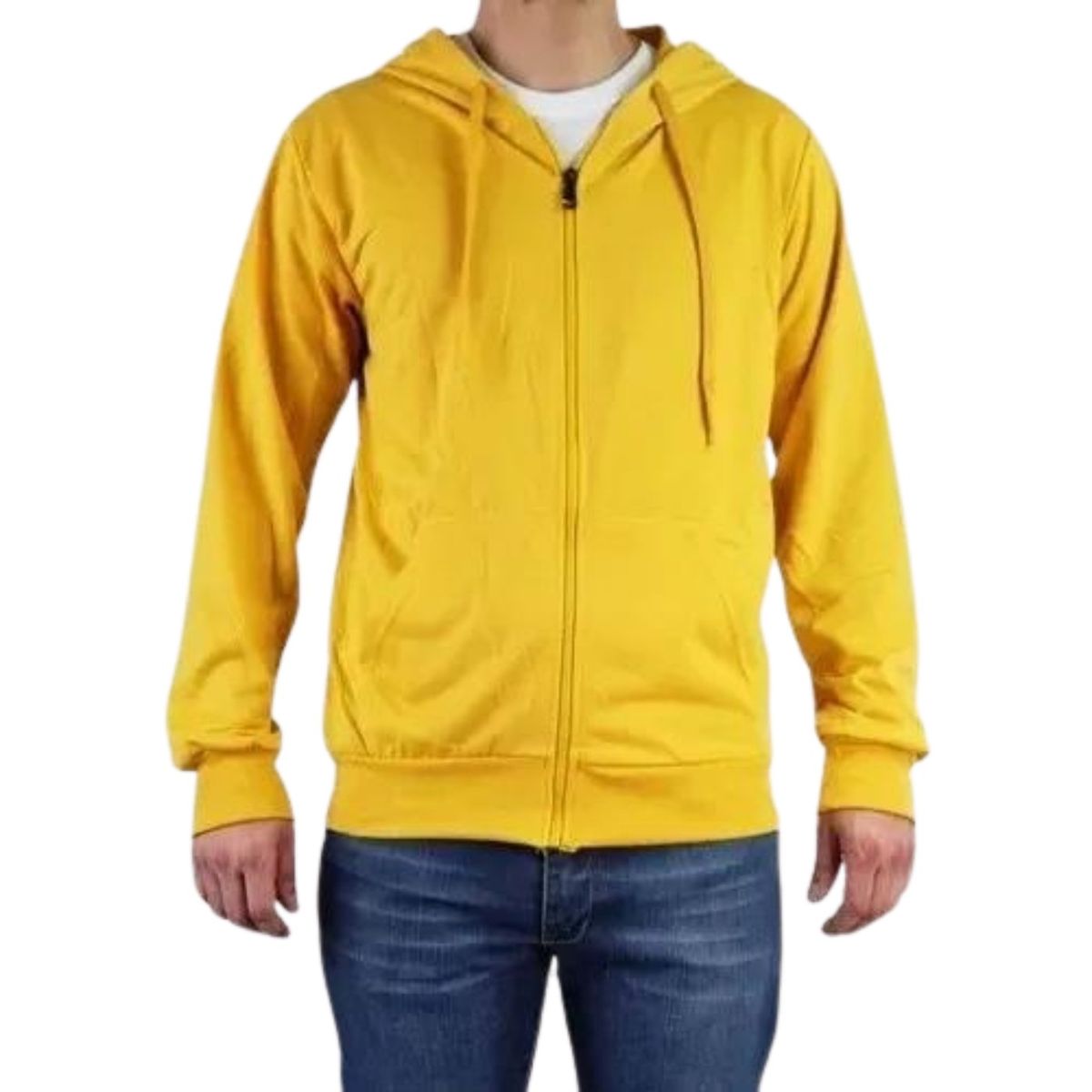 LIKE SHOP - Poleron Algodón Hombre Primavera Verano Cierre Colores Mu54