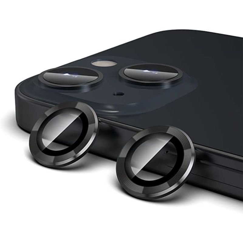 GENERICO - Protector De Lentes Para Cámara iPhone 15 Normal/ 15 Plus Negro