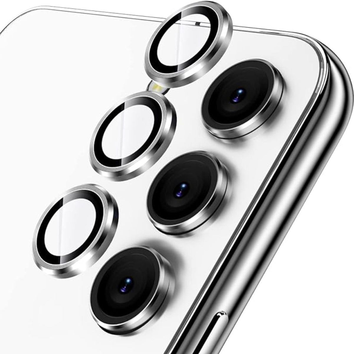 GENERICO - Protector De Lentes Para Cámara Samsung A54 5g Silver