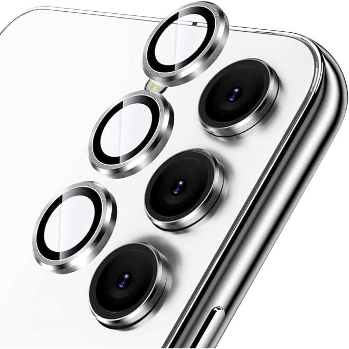 GENERICO - Protector De Lentes Para Cámara Samsung A54 5g Silver