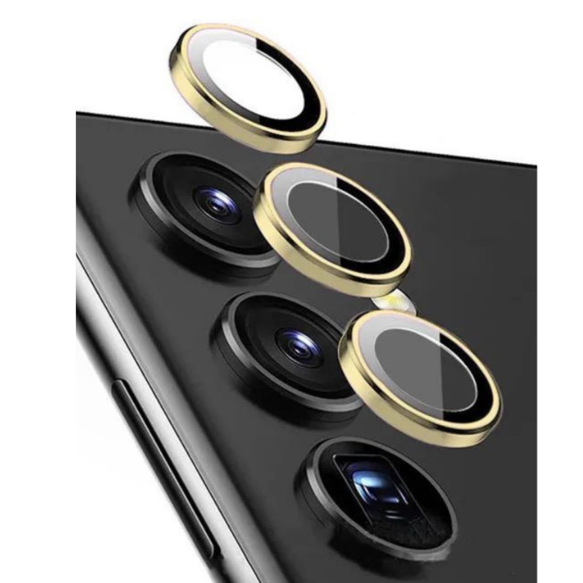 GENERICO - Protector De Lentes Para Cámara Samsung A54 5g Dorado