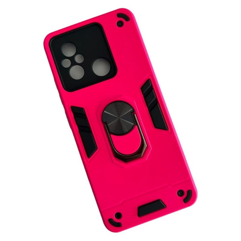GENERICO - Carcasa Para Xiaomi Redmi 12c  Anti Golpes Anillo fucsia