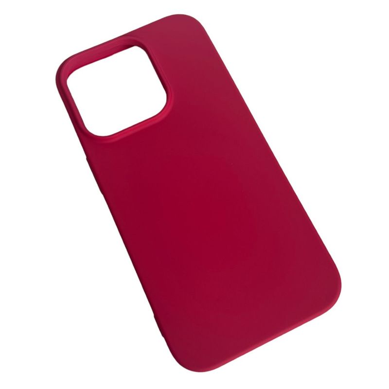 GENERICO - Carcasa Funda Para iPhone 14 Pro Silicona Burdeo