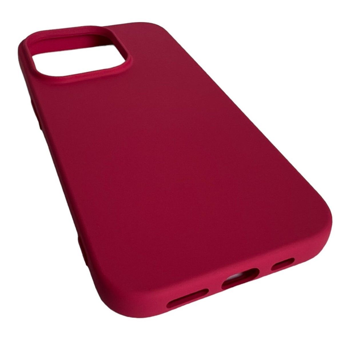 GENERICO - Carcasa Funda Para iPhone 14 Pro Silicona Burdeo