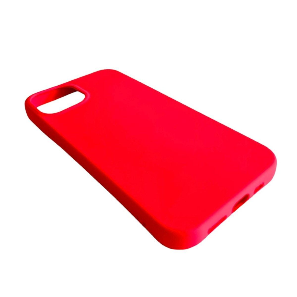 GENERICO - Carcasa Funda Para iPhone 13 Normal Silicona Rosa Chicle
