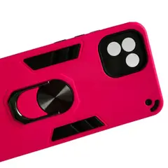 GENERICO - Carcasa Para Samsung A03 Normal Anti Golpes Anillo Fucsia