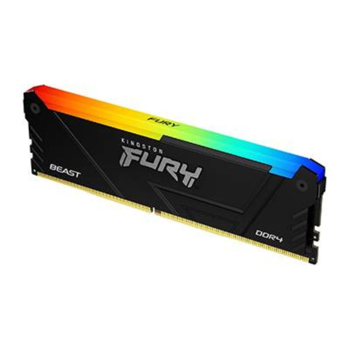 KINGSTON - Memoria RAM Fury Beast RGB 8 GB DDR4 3600 MHz
