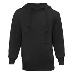 ANDESLAND OUTDOOR APPAREL - Polerón Canguro Vulpes Negro Niño.
