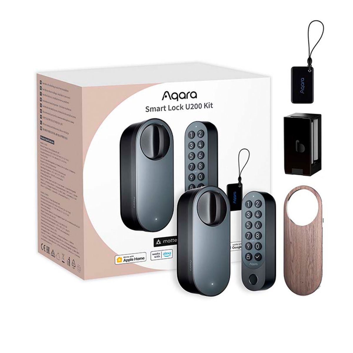 AQARA - Cerradura Inteligente Kit U200 Black Aqara