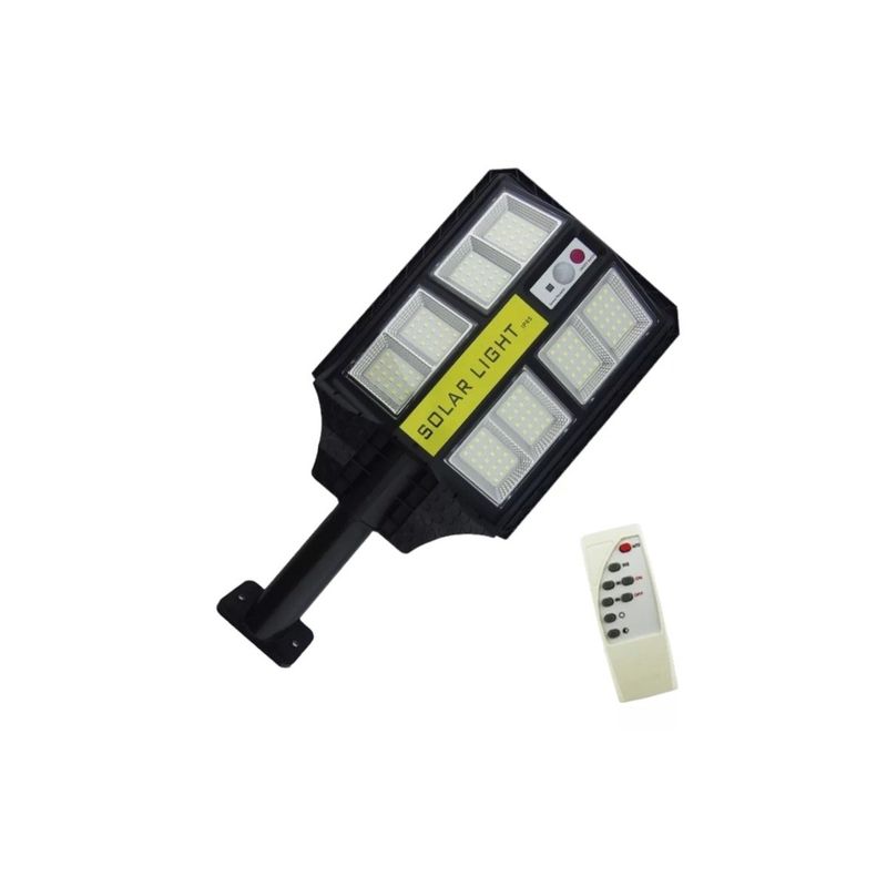 GENERICO - Foco C/ Brazo Solar 200 Watt 160 Led 8 Placas C/ Sensor