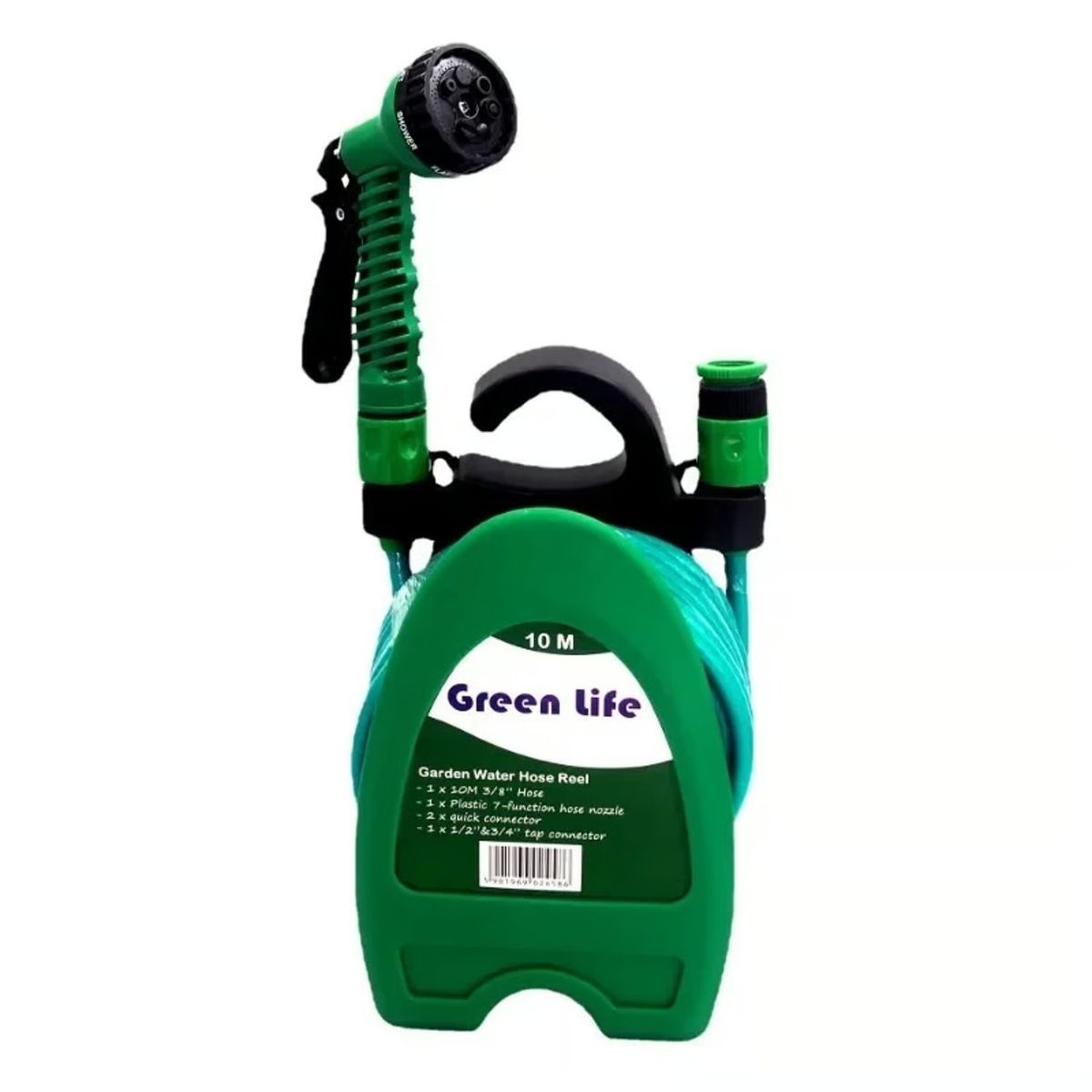 GENERICO - Manguera Jardín Riego con Soporte y Conectores