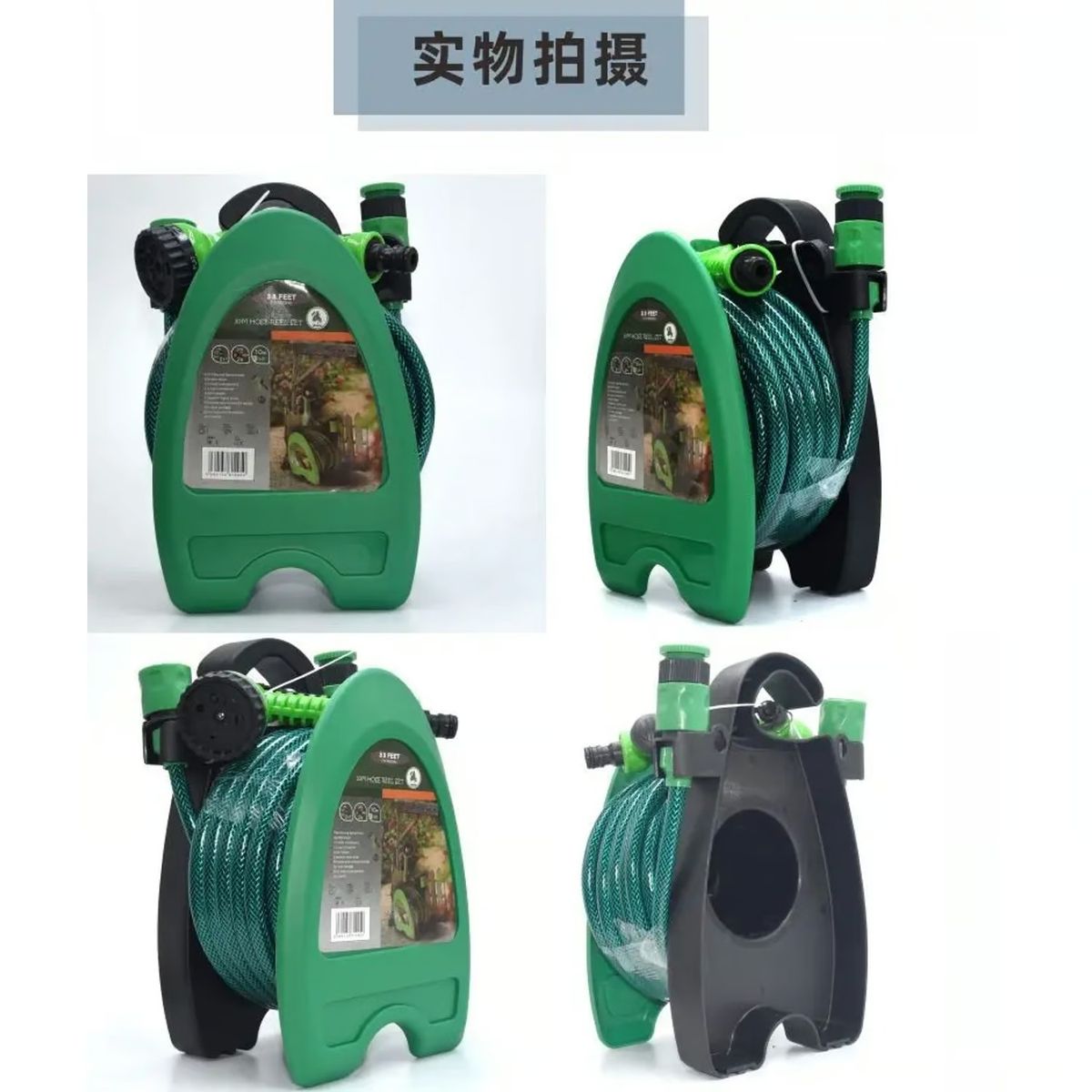 GENERICO - Manguera Jardín Riego con Soporte y Conectores