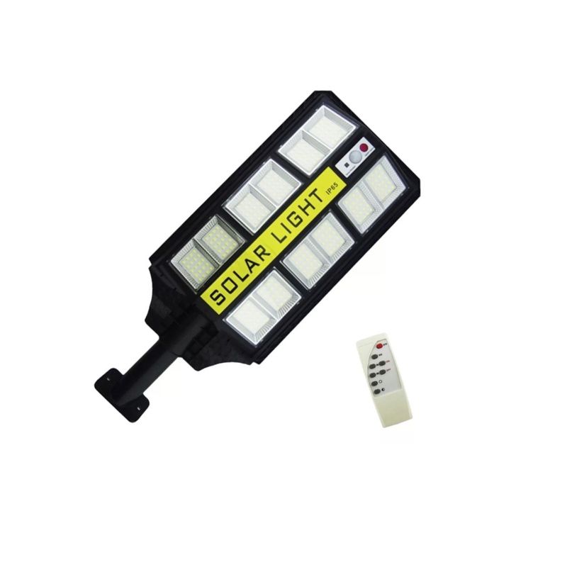 GENERICO - Foco Solar 300w Con Brazo Y 240 Led En 12 Placas C/ Sensor