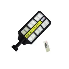 GENERICO - Foco Solar 300w Con Brazo Y 240 Led En 12 Placas C/ Sensor