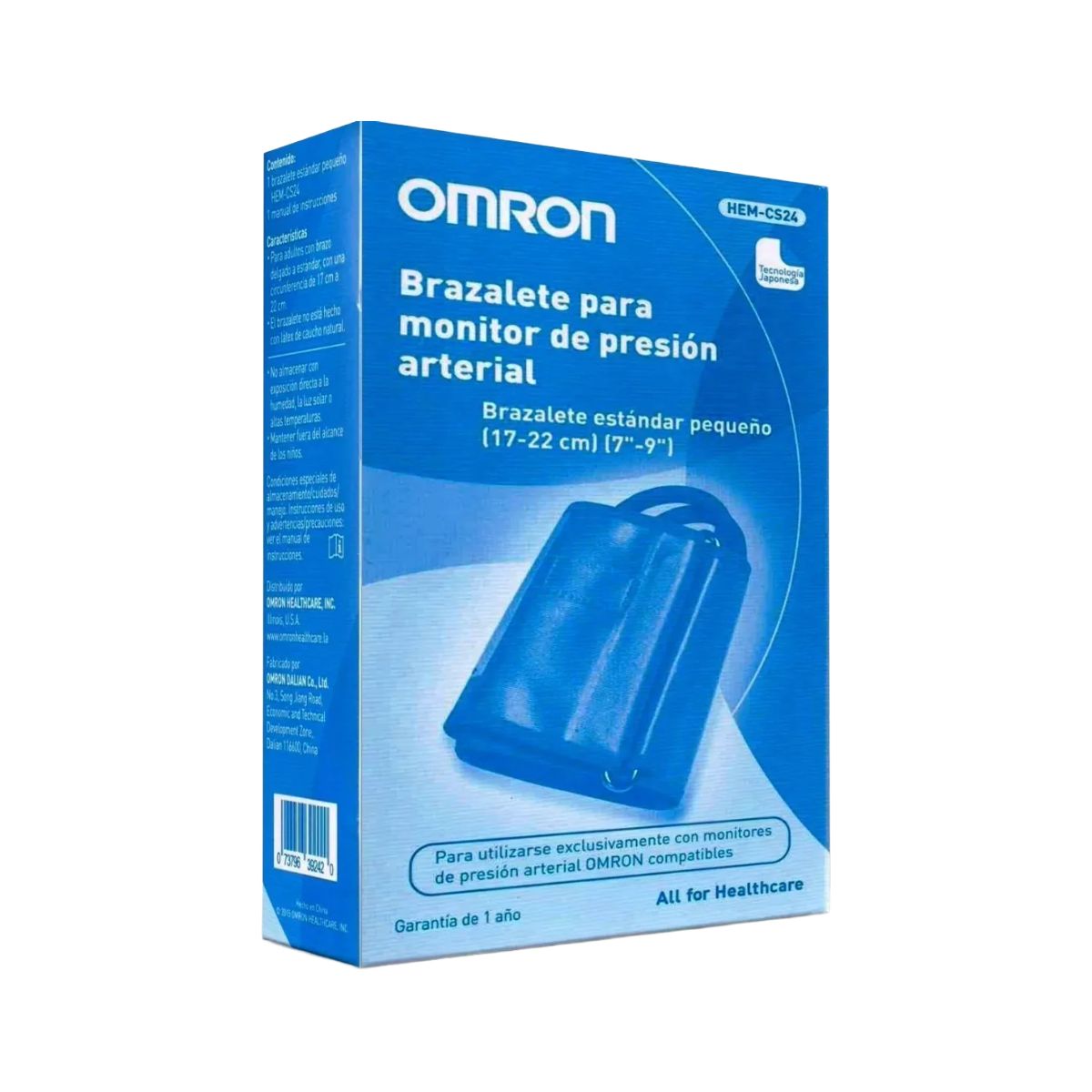 OMRON - Brazalete Para Toma Presion Tensiometro Omron Para Uso Niño Pediatrico 17 - 22 cm