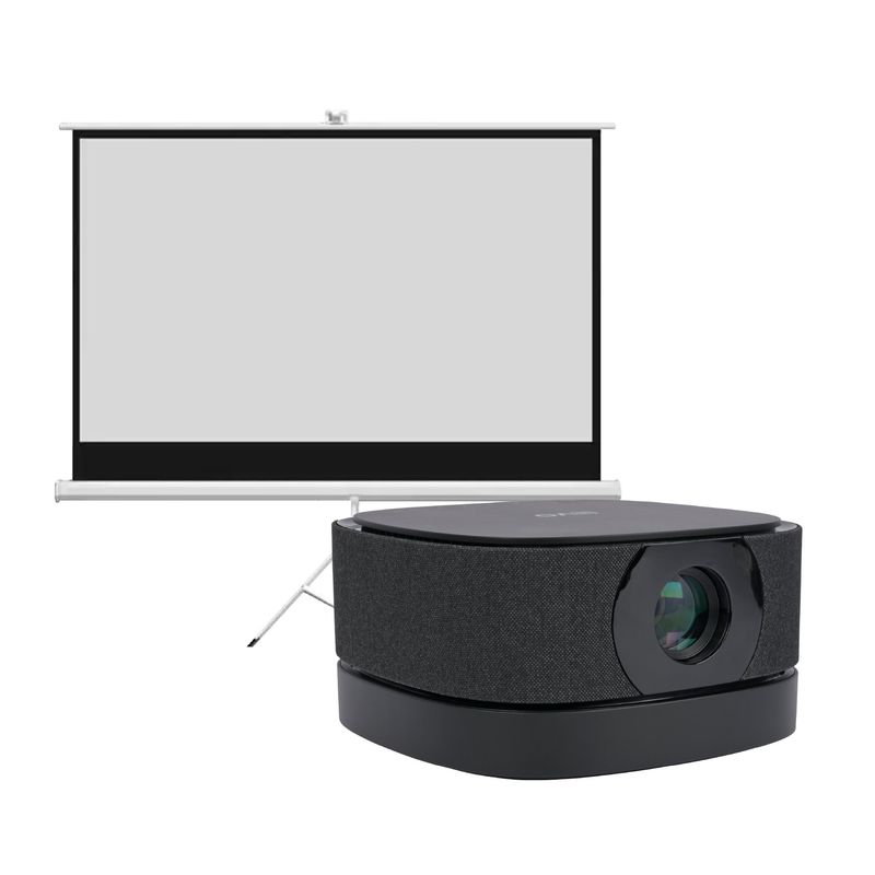 LEVO - Proyector Portatil Smart Lumix 9000lm + Telón 80" LEVO