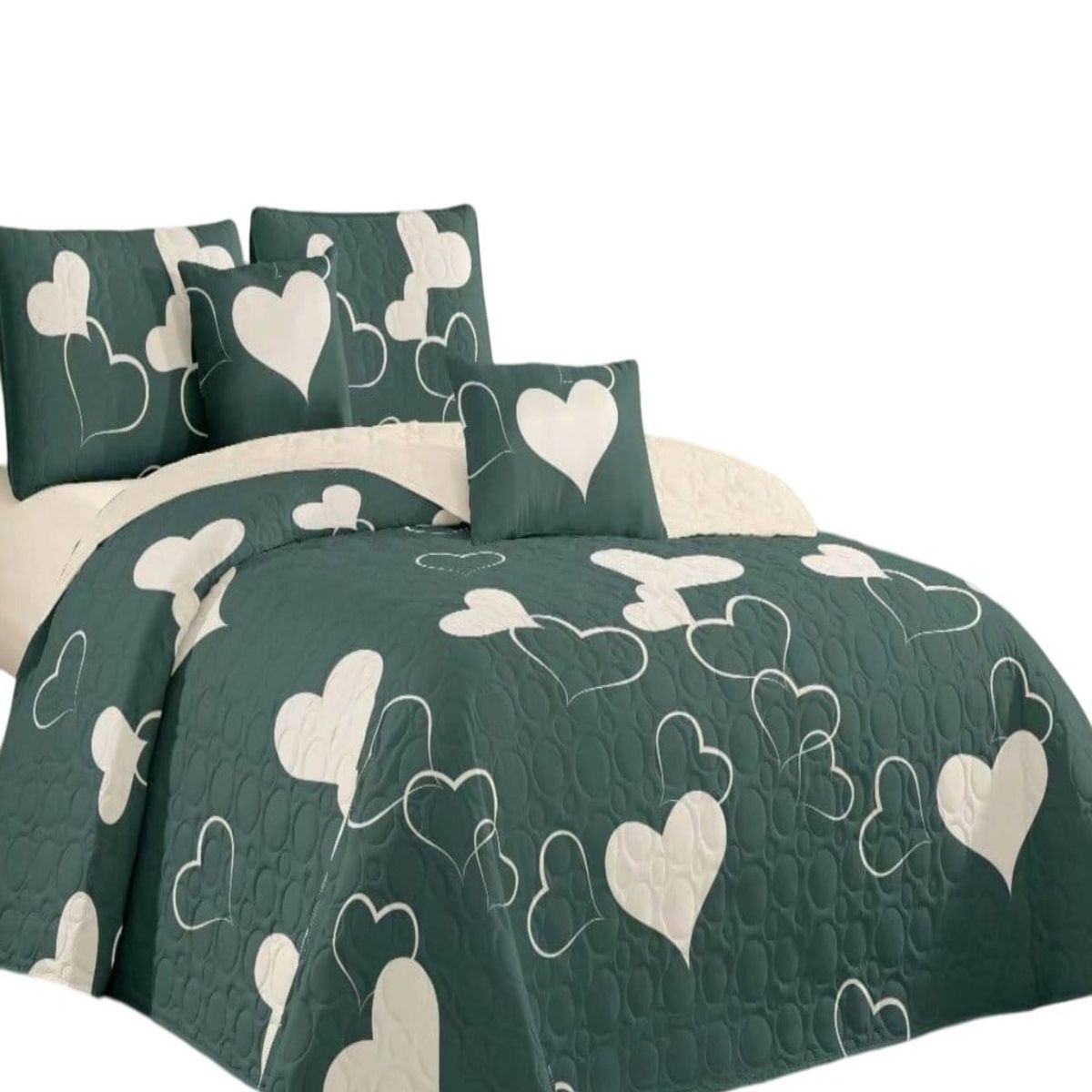 GENERICO - Cubrecama Quilt Diseño 2 Plazas - Primavera Verano B10