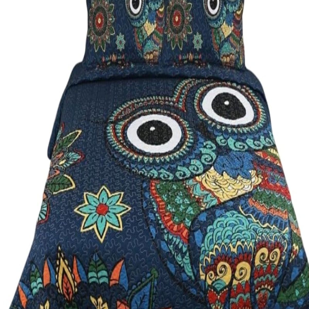 GENERICO - Cubrecama Quilt Diseño 2 Plazas - Primavera Verano C8