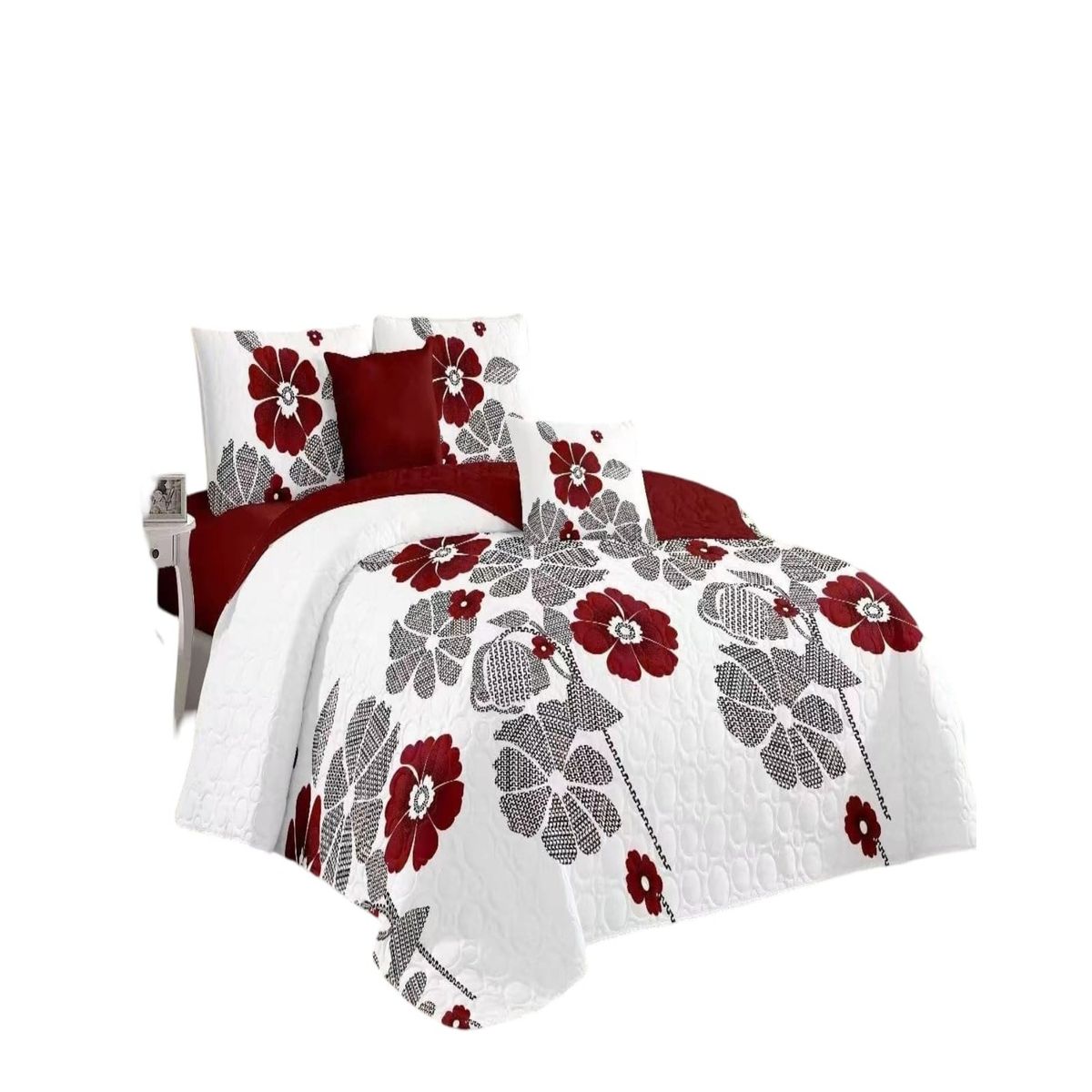 GENERICO - Cubrecama Quilt Diseño 2 Plazas - Primavera Verano A10