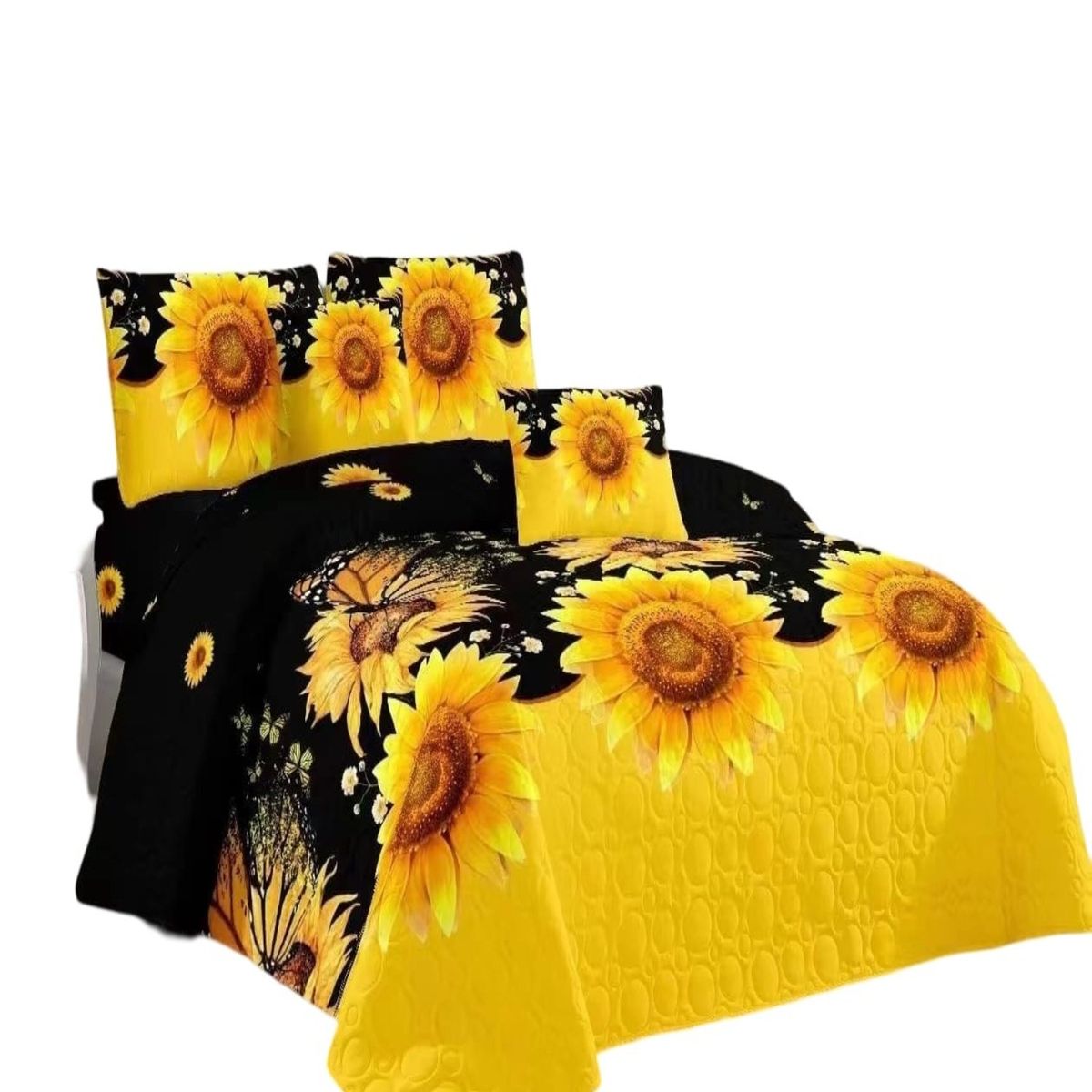 GENERICO - Cubrecama Quilt Diseño 2 Plazas - Primavera Verano B6