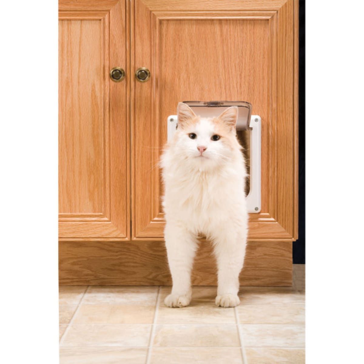 PET SAFE - Puerta Gato 2 vias Marca PetSafe Color Blanco