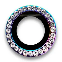 GENERICO - Protector de cámara modelo Diamante iPhone 11-11pro-11promaxMulticolor