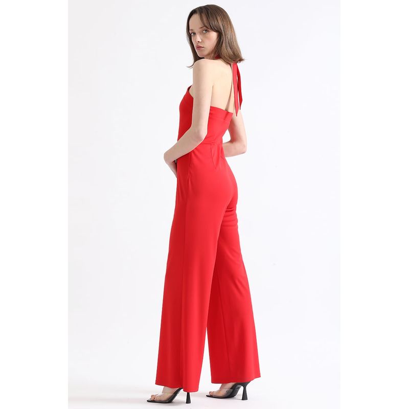 LIOLA - Enterito Recto Halter, Rojo Liola