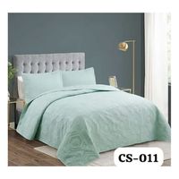 Cubrecama Quilt Verano King - Menta CS011