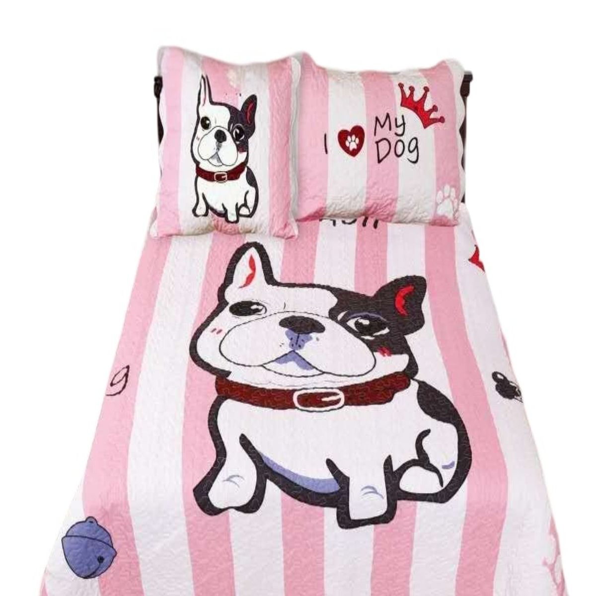 GENERICO - Cubrecama Quilt Diseño 2 Plazas - Primavera Verano C6