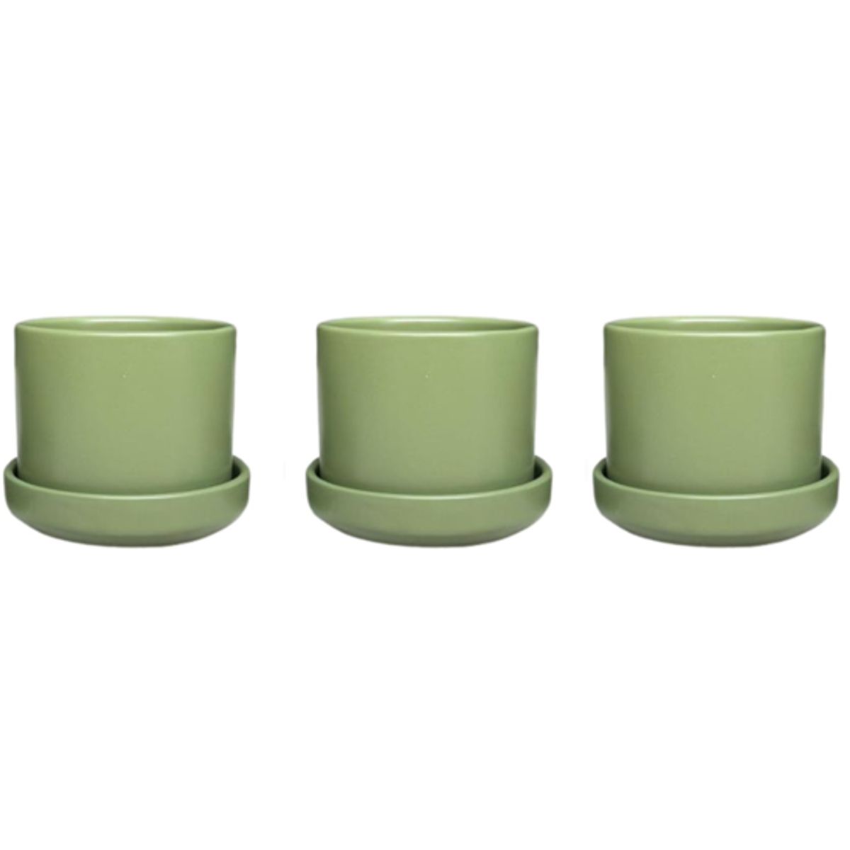 PLANT ME - Pack 3 Maceteros Minimalistas Decorativos