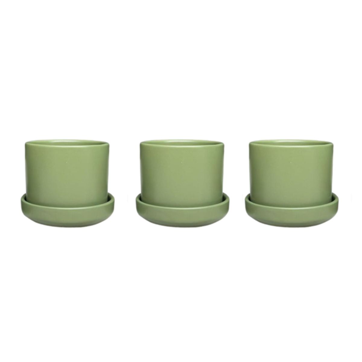 PLANT ME - Pack 3 Maceteros Minimalistas Decorativos