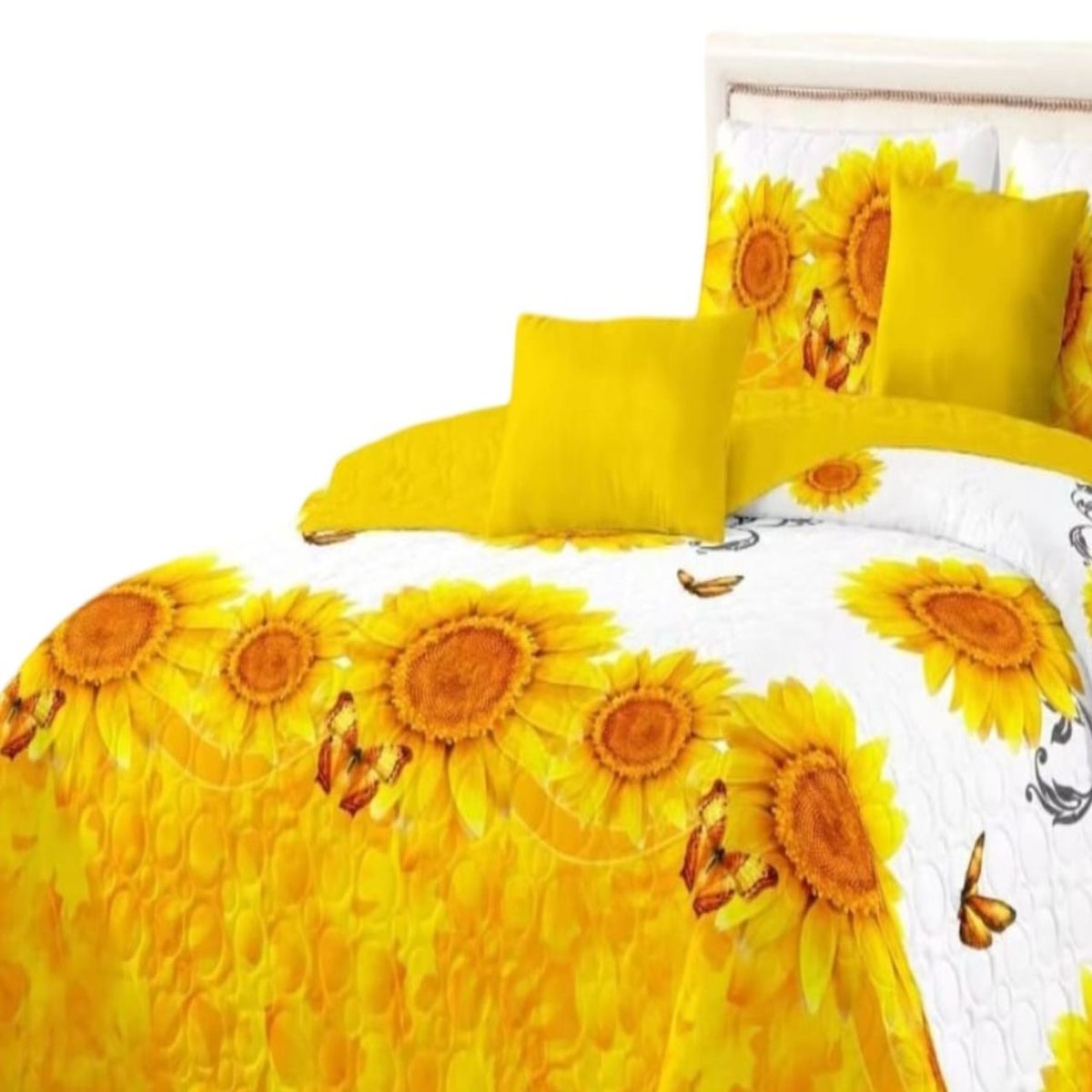 GENERICO - Cubrecama Quilt Diseño 2 Plazas - Primavera Verano A3