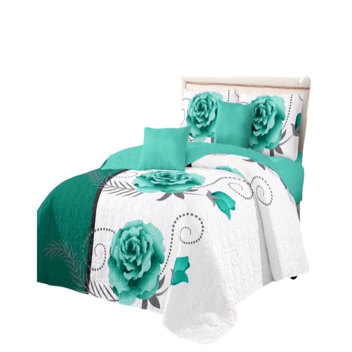 GENERICO - Quilt 2 Plazas Diseño - Cubrecama Primavera Verano A1