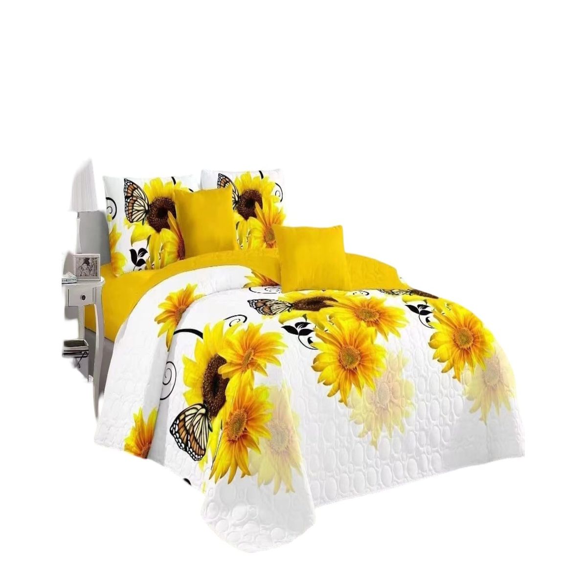 GENERICO - Quilt 2 Plazas Diseño - Cubrecama Primavera Verano A11