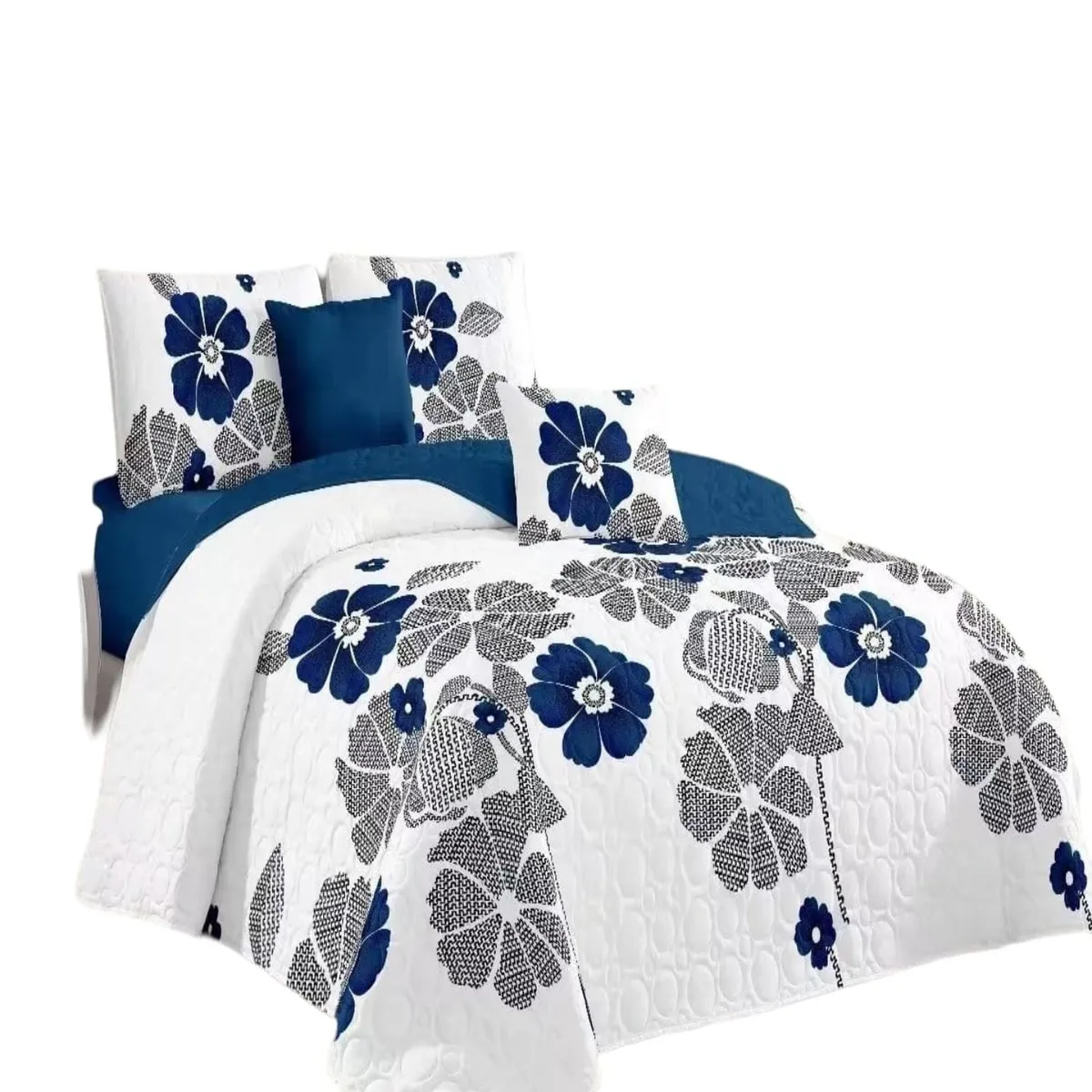 GENERICO - Quilt 2 Plazas Diseño - Cubrecama Primavera Verano B5