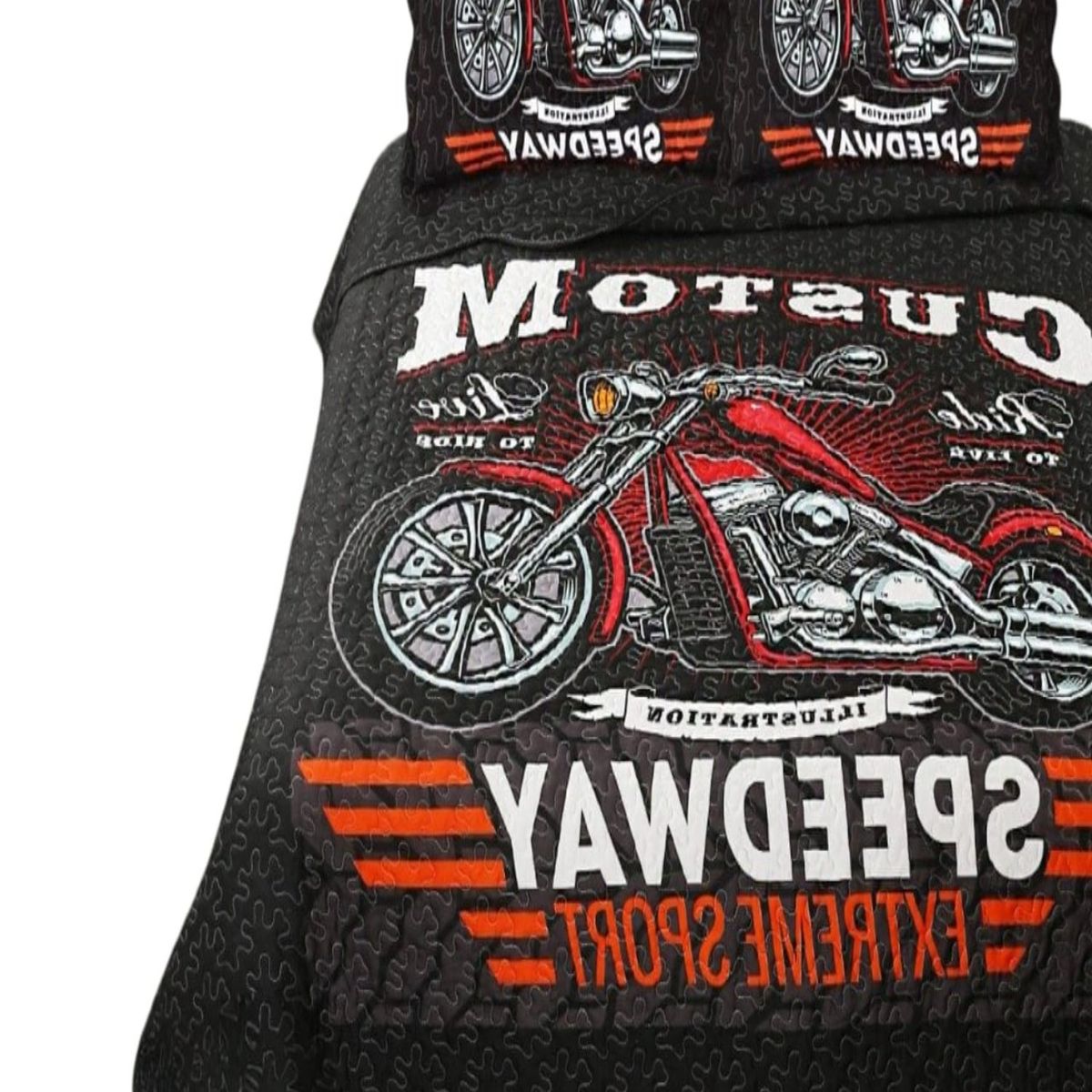 GENERICO - Quilt 2 Plazas Diseño - Cubrecama Primavera Verano C11