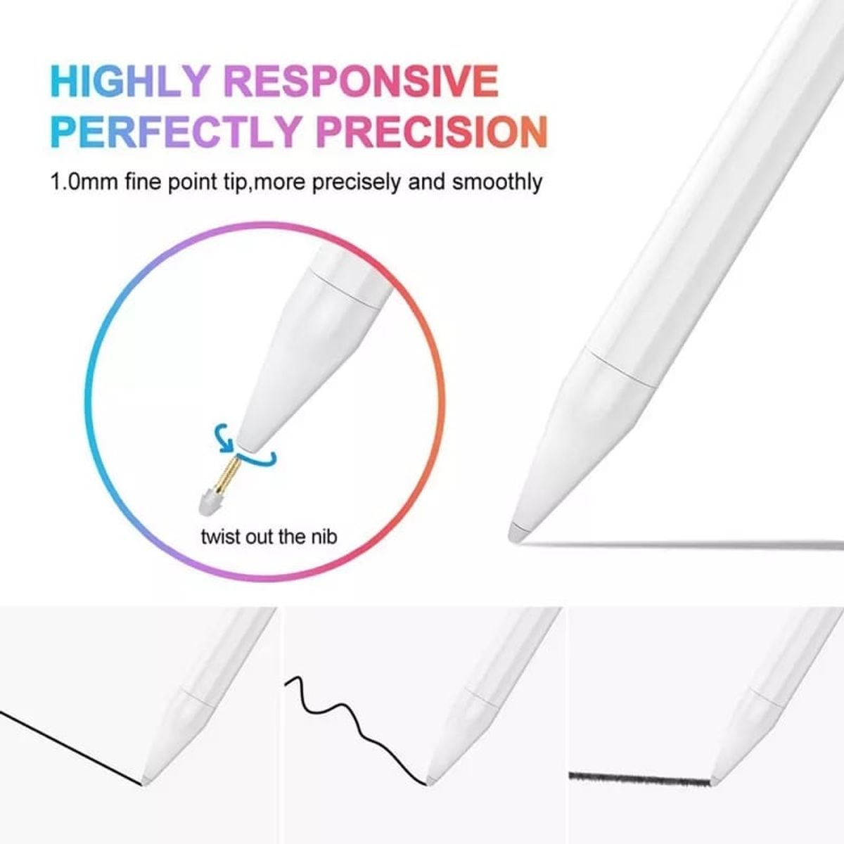 GENERICO - Lápiz Óptico Para iPad 2018-2020 Función Rechazo De Palma