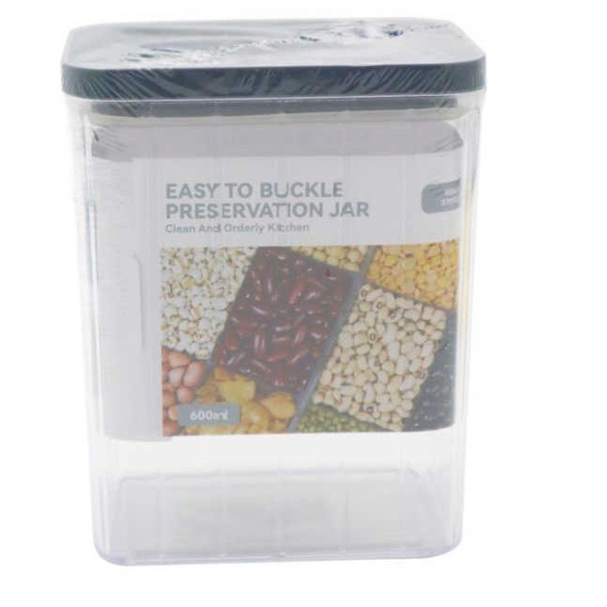 GENERICO - Contenedor Hermético De Alimentos Comida Con Tapa 3 uni.